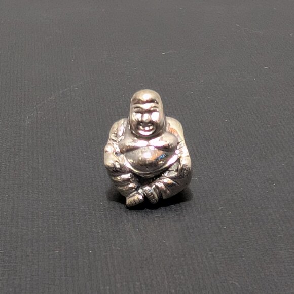 Pandora Women's Retired Sterling‎ Silver Smiling Buddha Charm - Picture 1 of 4